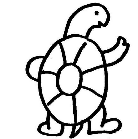 簡(jiǎn)單好看的烏龜簡(jiǎn)筆