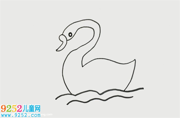 天鵝怎么畫才漂亮