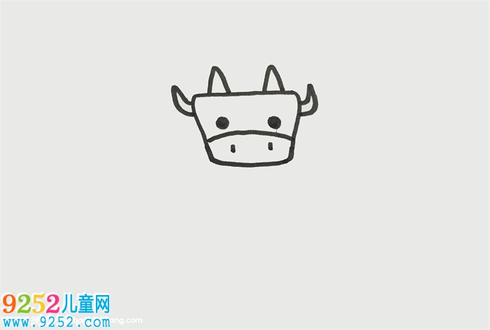 倒梯形簡(jiǎn)筆動(dòng)物