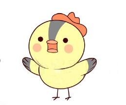 小雞簡(jiǎn)筆畫圖片彩色，可愛小雞怎么畫？