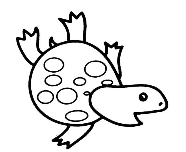 簡(jiǎn)單可愛小烏龜簡(jiǎn)筆
