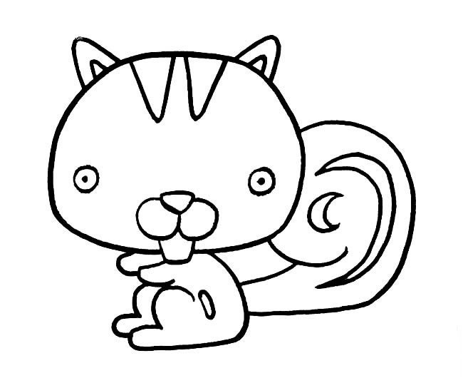 可愛的小狐貍<a href=http://www.inspiredelm.com/jianbihua/ target=_blank class=infotextkey>簡筆畫</a>圖片_小狐貍兒童繪畫作品圖集