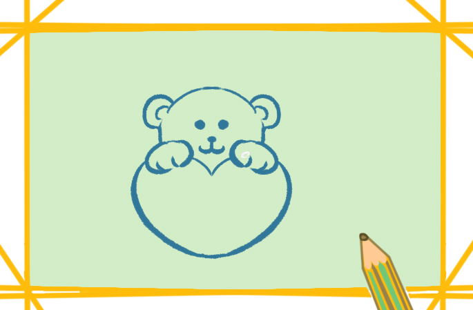 可愛的玩具熊上色<a href=http://www.inspiredelm.com/jianbihua/ target=_blank class=infotextkey>簡(jiǎn)筆畫</a>要怎么畫