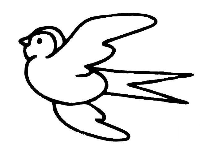 飛翔的小鳥(niǎo)<a href=http://www.inspiredelm.com/jianbihua/ target=_blank class=infotextkey>簡(jiǎn)筆畫(huà)</a>圖片_小鳥(niǎo)兒童繪畫(huà)作品圖集