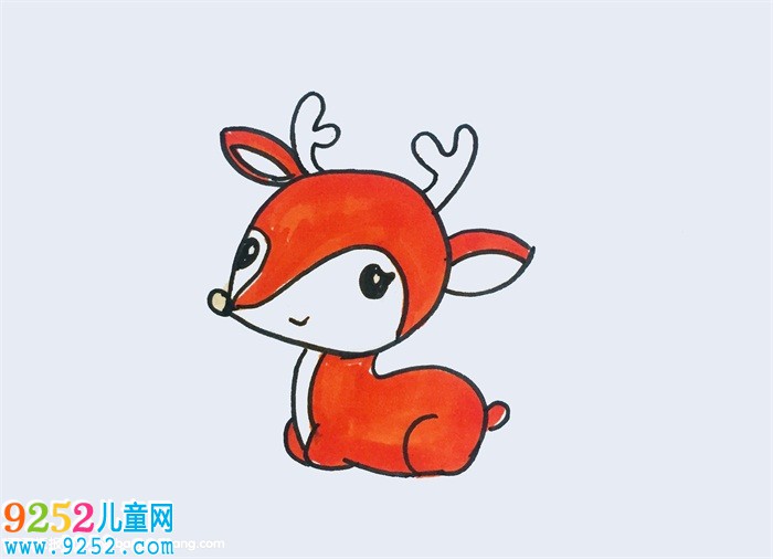 小鹿怎么畫