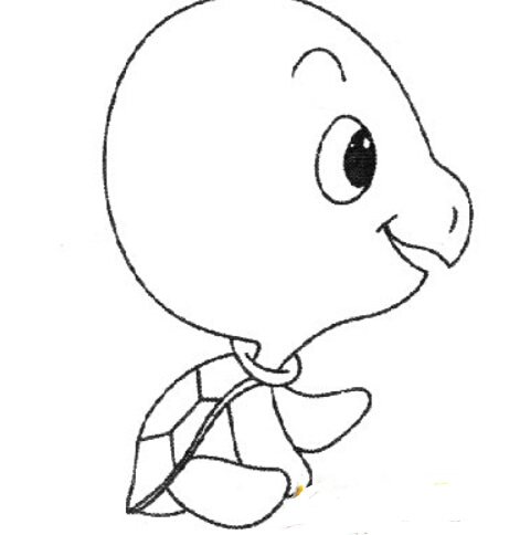 簡(jiǎn)單可愛小烏龜簡(jiǎn)筆