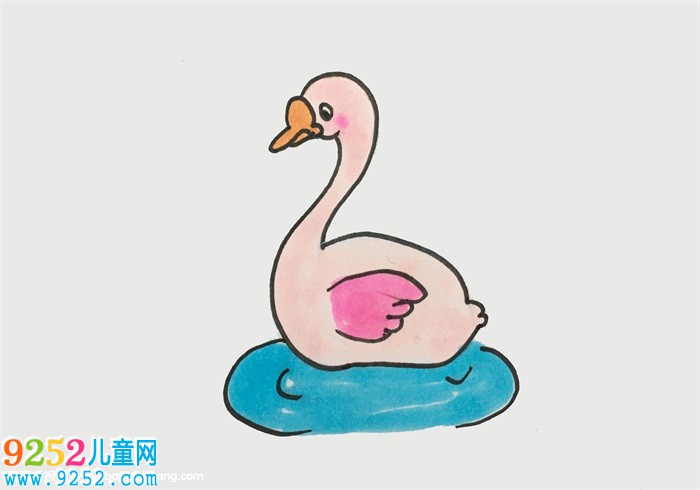 天鵝怎么畫