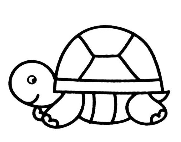 簡(jiǎn)單可愛小烏龜簡(jiǎn)筆