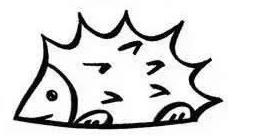 刺猬<a href=http://www.inspiredelm.com/jianbihua/ target=_blank class=infotextkey>簡筆畫</a>步驟
