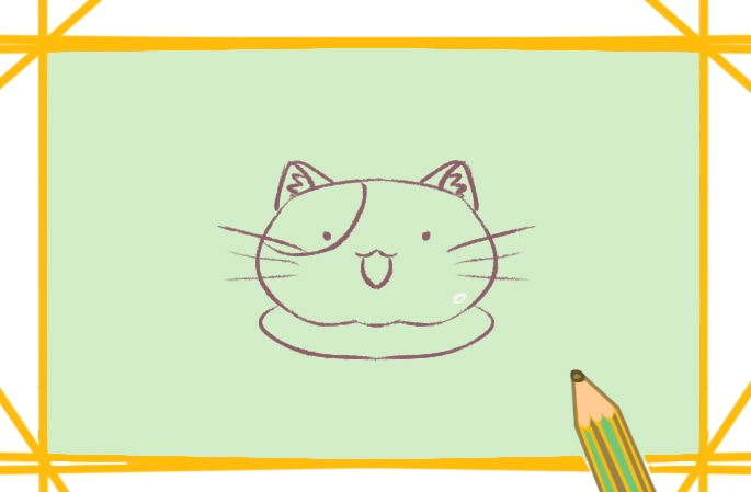 軟乎乎的貓咪<a href=http://www.inspiredelm.com/jianbihua/ target=_blank class=infotextkey>簡(jiǎn)筆畫(huà)</a>圖片怎么畫(huà)
