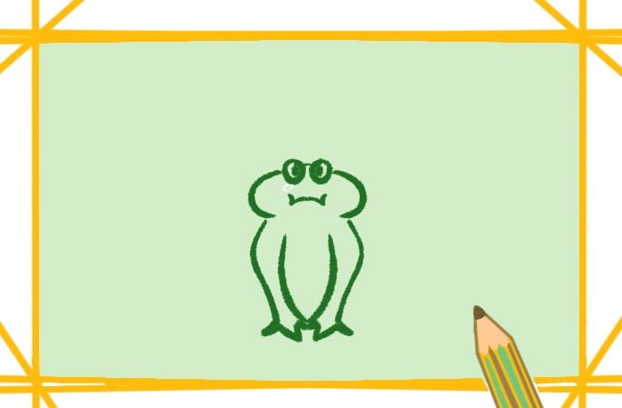 呱呱叫的青蛙<a href=http://www.inspiredelm.com/jianbihua/ target=_blank class=infotextkey>簡(jiǎn)筆畫</a>圖片怎么畫