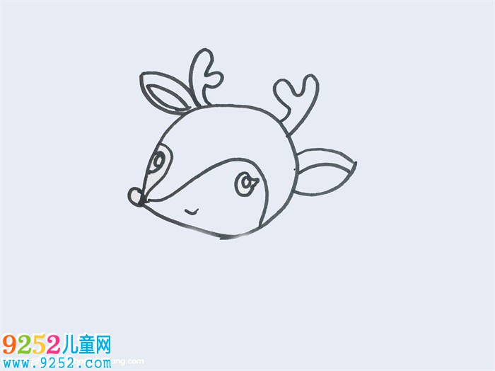 小鹿怎么畫