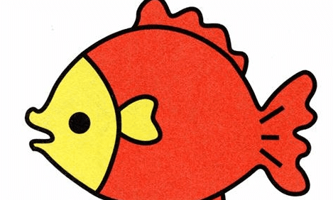 彩色的魚(yú)簡(jiǎn)筆