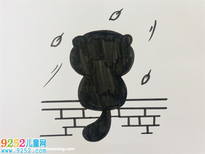 黑色貓咪背景<a href=http://www.inspiredelm.com/jianbihua/ target=_blank class=infotextkey>簡(jiǎn)筆畫</a>
