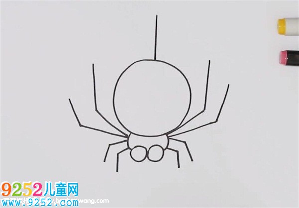 蜘蛛<a href=http://www.inspiredelm.com/jianbihua/ target=_blank class=infotextkey>簡筆畫</a>