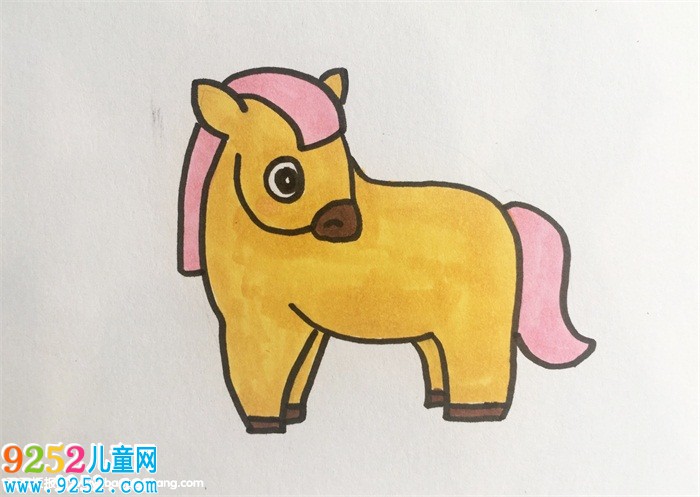 簡單又好畫的小馬