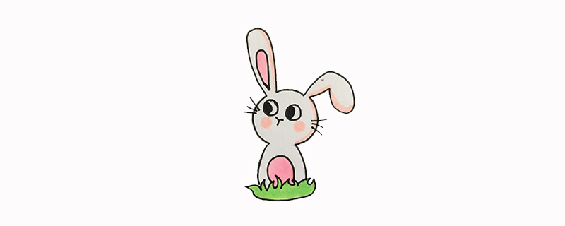 小白兔怎么畫簡單好看