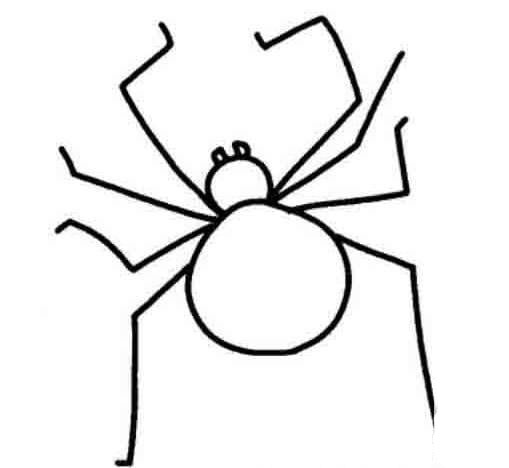蜘蛛<a href=http://www.inspiredelm.com/jianbihua/ target=_blank class=infotextkey>簡筆畫</a>圖片_蜘蛛兒童繪畫作品圖集