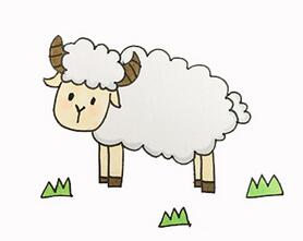 小羊怎么畫簡單又漂亮