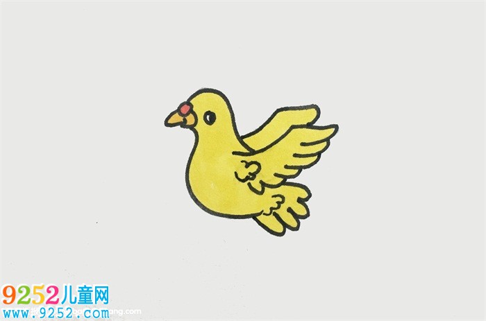5歲畫簡單鴿子