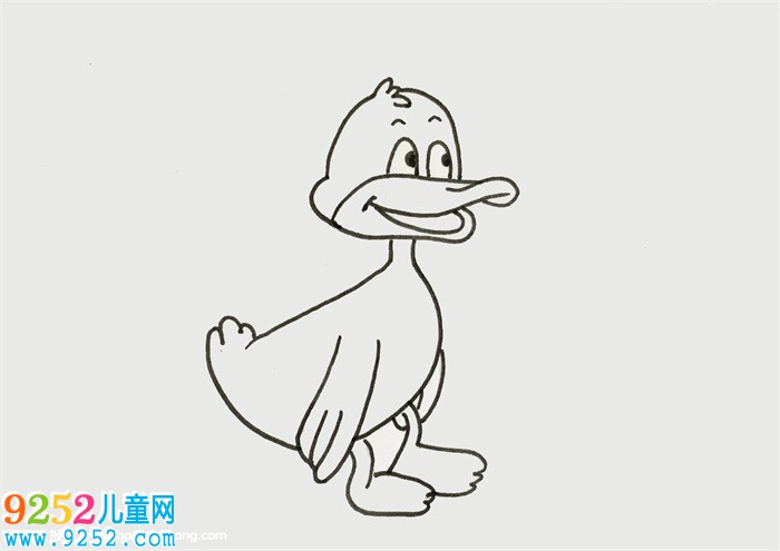 小鴨子怎么畫