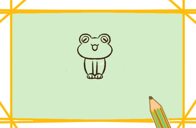 超可愛(ài)的青蛙<a href=http://www.inspiredelm.com/jianbihua/ target=_blank class=infotextkey>簡(jiǎn)筆畫(huà)</a>圖片怎么畫(huà)