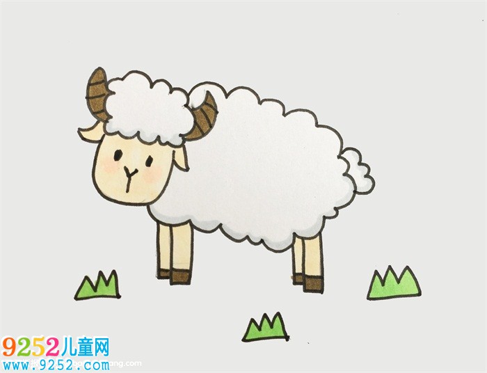 小羊怎么畫簡單又漂亮