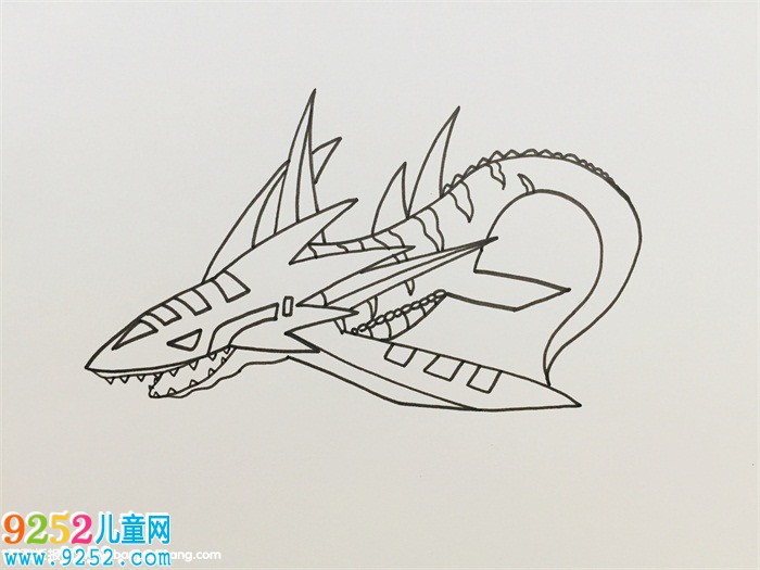 海王龍怎么畫