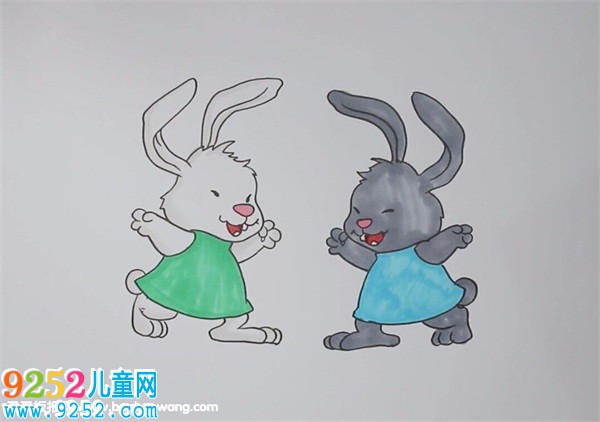 小白兔小灰兔<a href=http://www.inspiredelm.com/jianbihua/ target=_blank class=infotextkey>簡(jiǎn)筆畫</a>