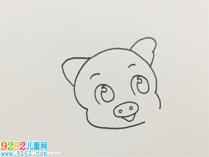 如何畫豬