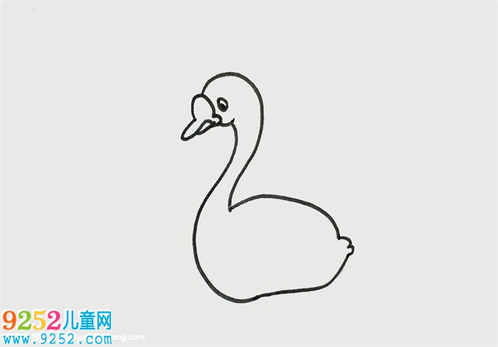 天鵝怎么畫