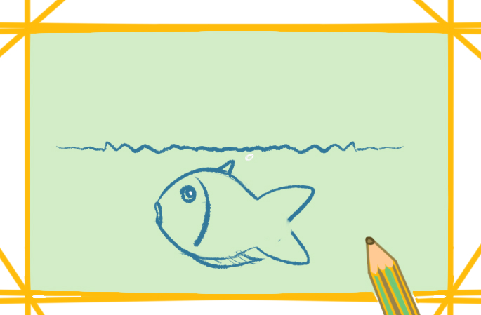 水里的金魚上色<a href=http://www.inspiredelm.com/jianbihua/ target=_blank class=infotextkey>簡筆畫</a>要怎么畫