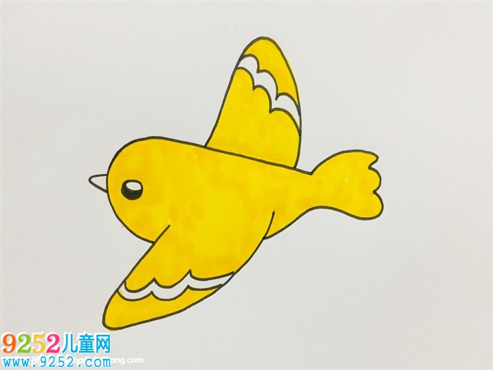 飛鳥怎么畫簡單又好看