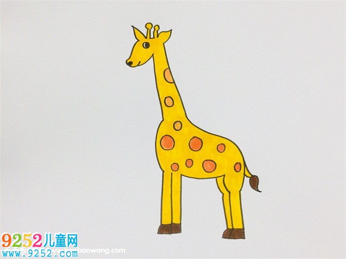 怎么畫長頸鹿