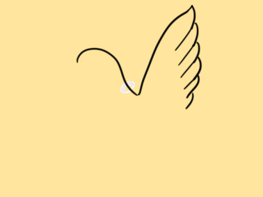 白色的和平鴿<a href=http://www.inspiredelm.com/jianbihua/ target=_blank class=infotextkey>簡筆畫</a>要怎么畫