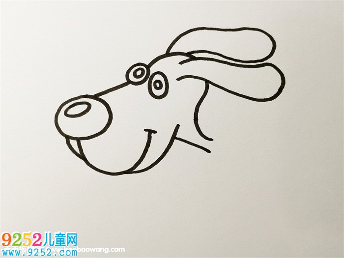 可愛的斑點(diǎn)狗怎么畫