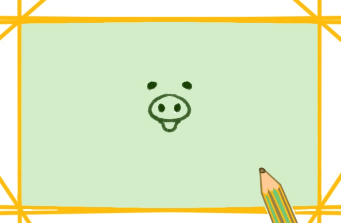 近視的卡通小豬<a href=http://www.inspiredelm.com/jianbihua/ target=_blank class=infotextkey>簡(jiǎn)筆畫</a>圖片怎么畫