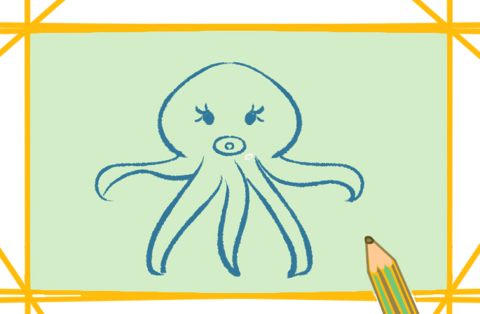 丑丑的章魚(yú)上色<a href=http://www.inspiredelm.com/jianbihua/ target=_blank class=infotextkey>簡(jiǎn)筆畫(huà)</a>要怎么畫(huà)