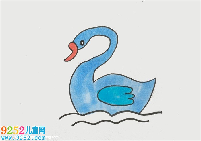 天鵝怎么畫才漂亮