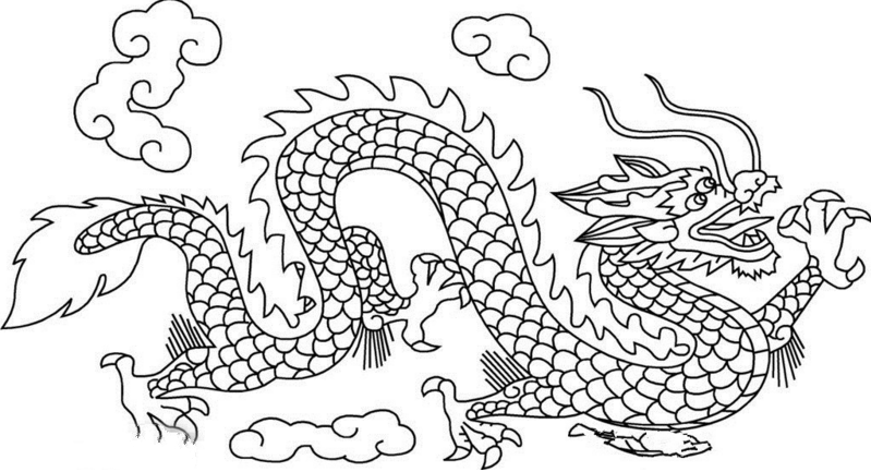 簡筆畫龍,龍的圖片