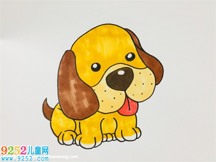 小狗<a href=http://www.inspiredelm.com/jianbihua/ target=_blank class=infotextkey>簡筆畫</a>一步一步教