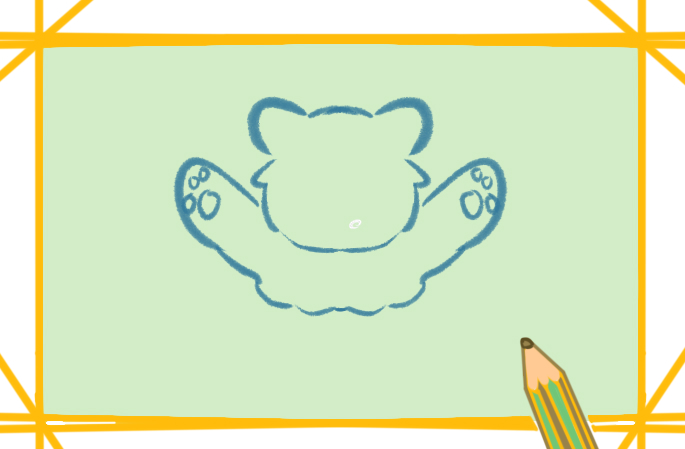 活潑的小黃狗上色<a href=http://www.inspiredelm.com/jianbihua/ target=_blank class=infotextkey>簡(jiǎn)筆畫(huà)</a>要怎么畫(huà)