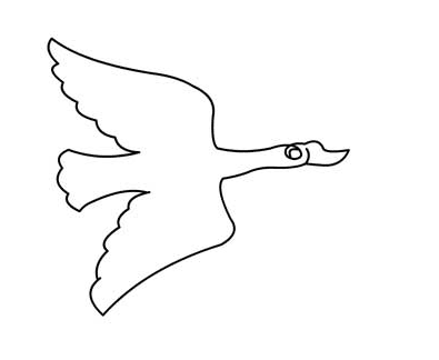 簡(jiǎn)單好看的大雁簡(jiǎn)筆