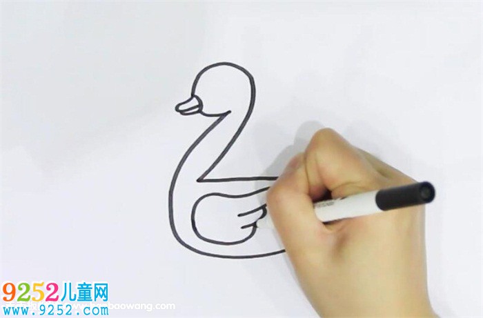 數(shù)字2畫鴨子