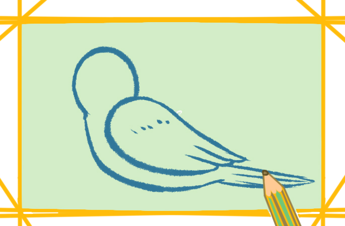 長嘴巴的鳥兒上色<a href=http://www.inspiredelm.com/jianbihua/ target=_blank class=infotextkey>簡筆畫</a>要怎么畫