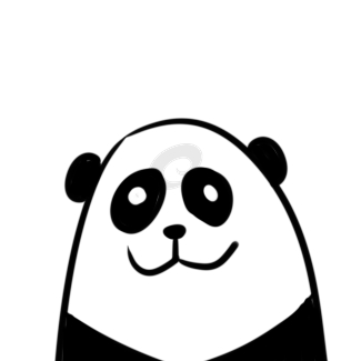 超簡單的熊貓頭<a href=http://www.inspiredelm.com/jianbihua/ target=_blank class=infotextkey>簡筆畫</a>原創(chuàng)教程步驟