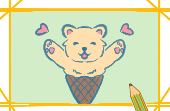 活潑的小黃狗上色<a href=http://www.inspiredelm.com/jianbihua/ target=_blank class=infotextkey>簡(jiǎn)筆畫(huà)</a>要怎么畫(huà)