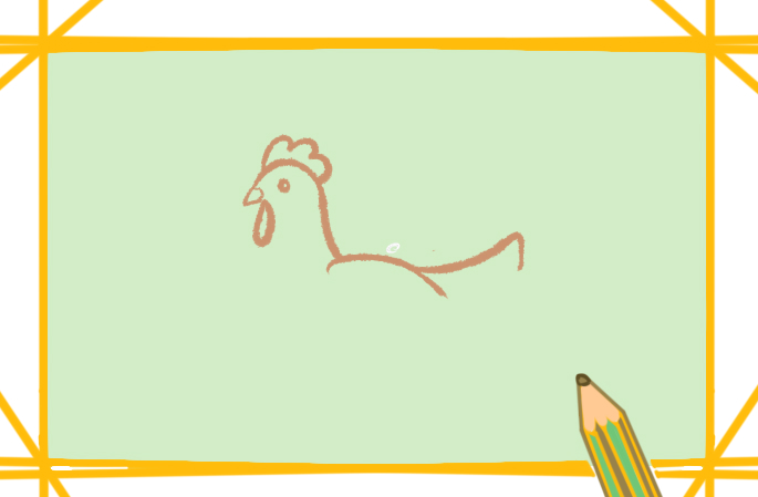 漂亮的土雞上色<a href=http://www.inspiredelm.com/jianbihua/ target=_blank class=infotextkey>簡筆畫</a>要怎么畫