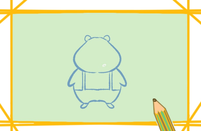 卡通畫河馬<a href=http://www.inspiredelm.com/jianbihua/ target=_blank class=infotextkey>簡筆畫</a>圖片怎么畫