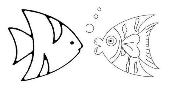 小魚幼兒簡筆